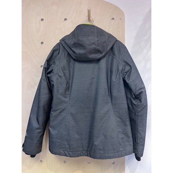 Columbia Sports Company Omni Tech Charcoal Gray Interchange Parka Jacket Size M - Picture 2 of 16